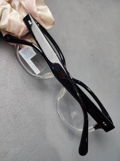 Plastic Frame JINS Black/Transparent White (AMCF15A261D93) Eyeglass