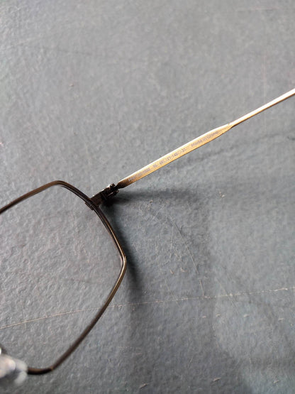Stainless Metal JINS Gold (MMF-15S-O55E) Eyeglass