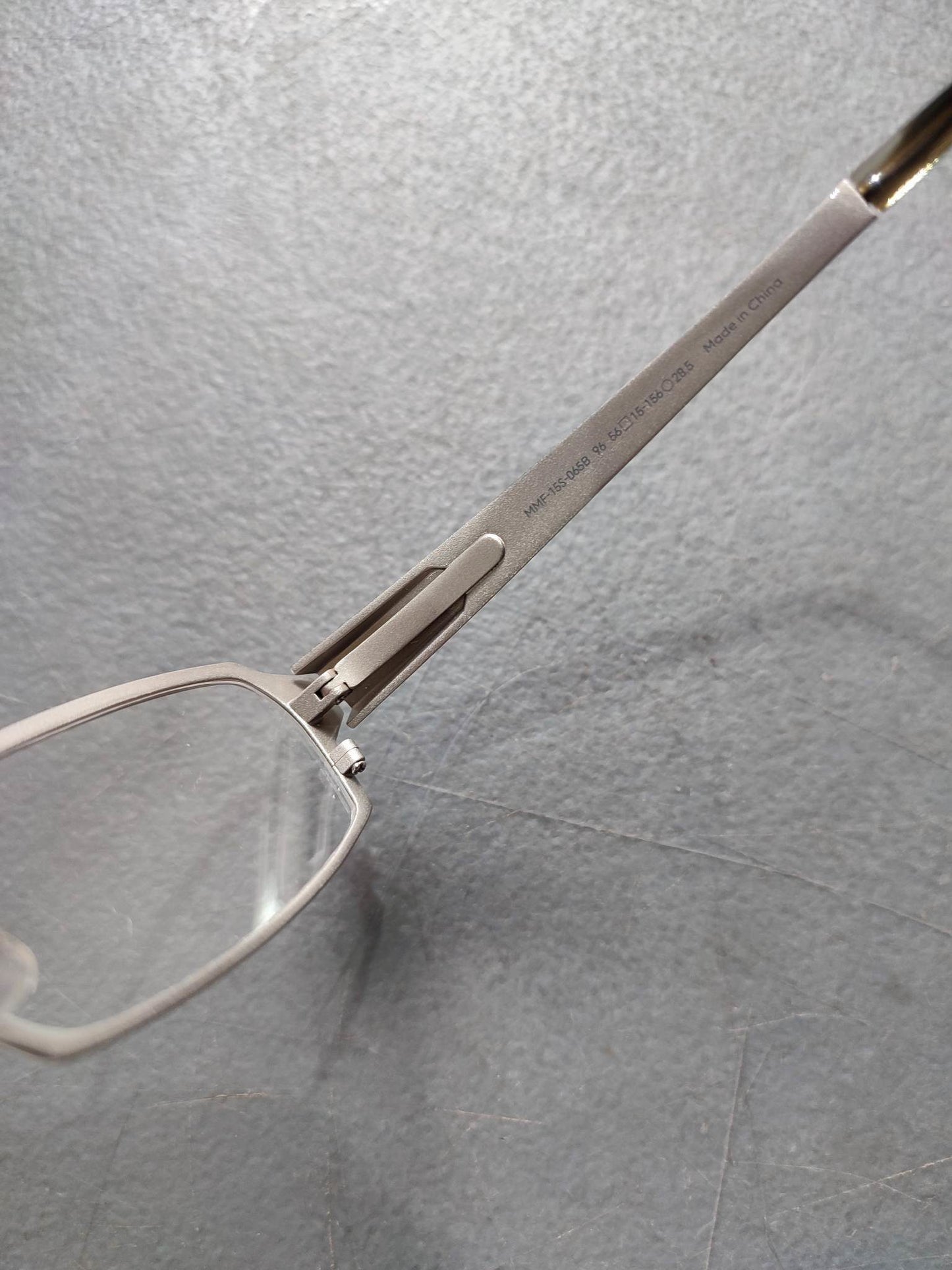 Plastic/Metal Frame JINS Silver (AMMN14A264B96) Eyeglass