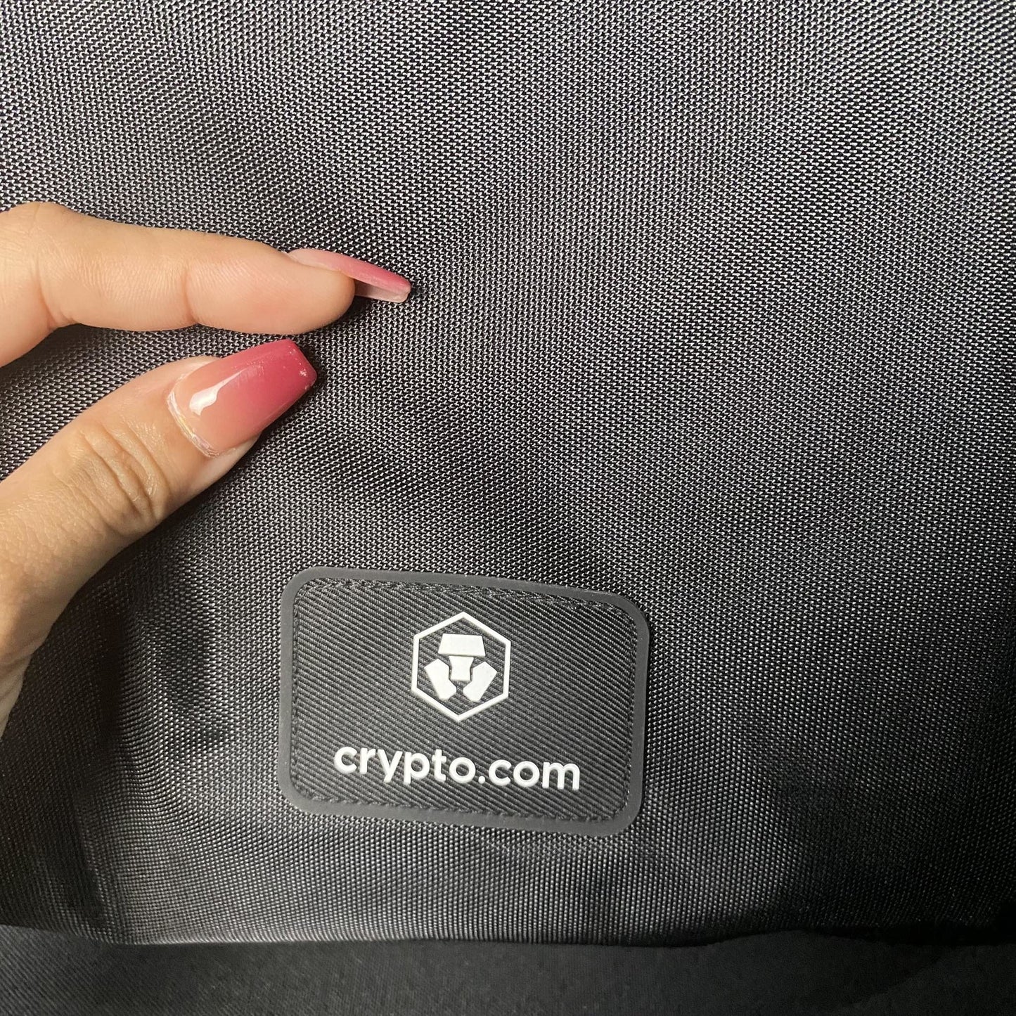 Crypto Black Pulls String Bag - Factory Pull-out