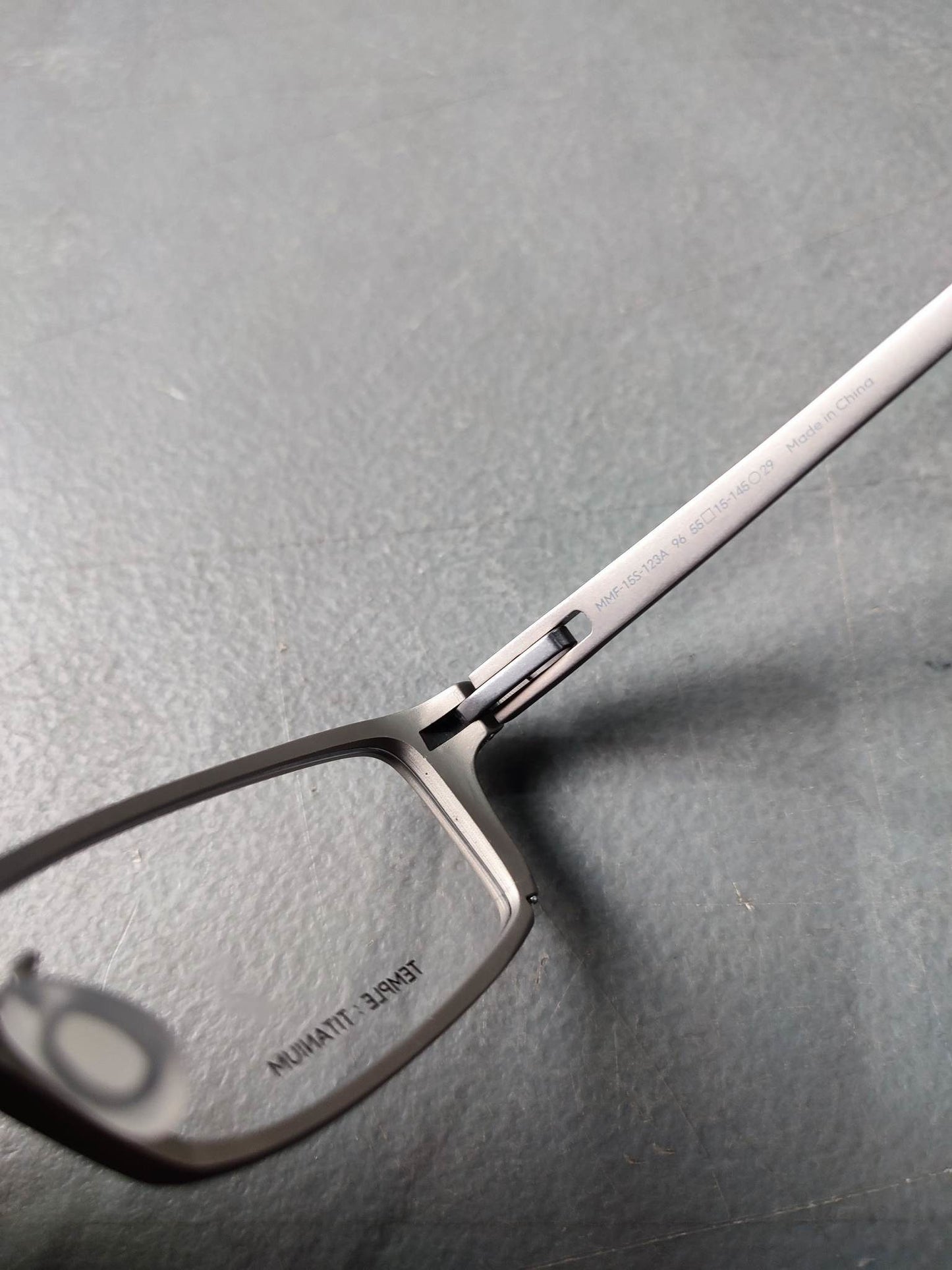 Plastic Frame JINS Matt Gray (AMMF15S123A96) Eyeglass