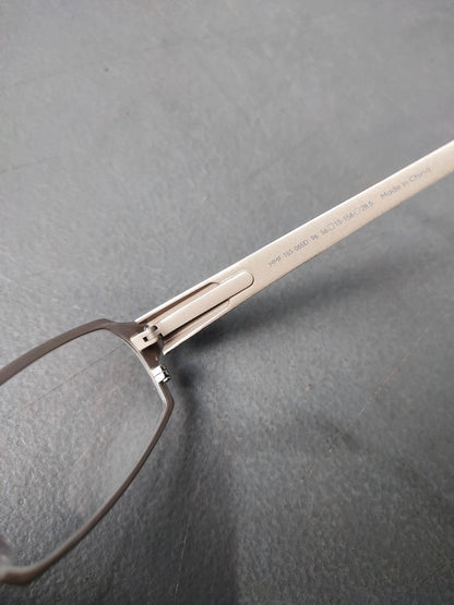 Plastic/Metal Frame JINS Silver (AMMF15S065D96) Eyeglass