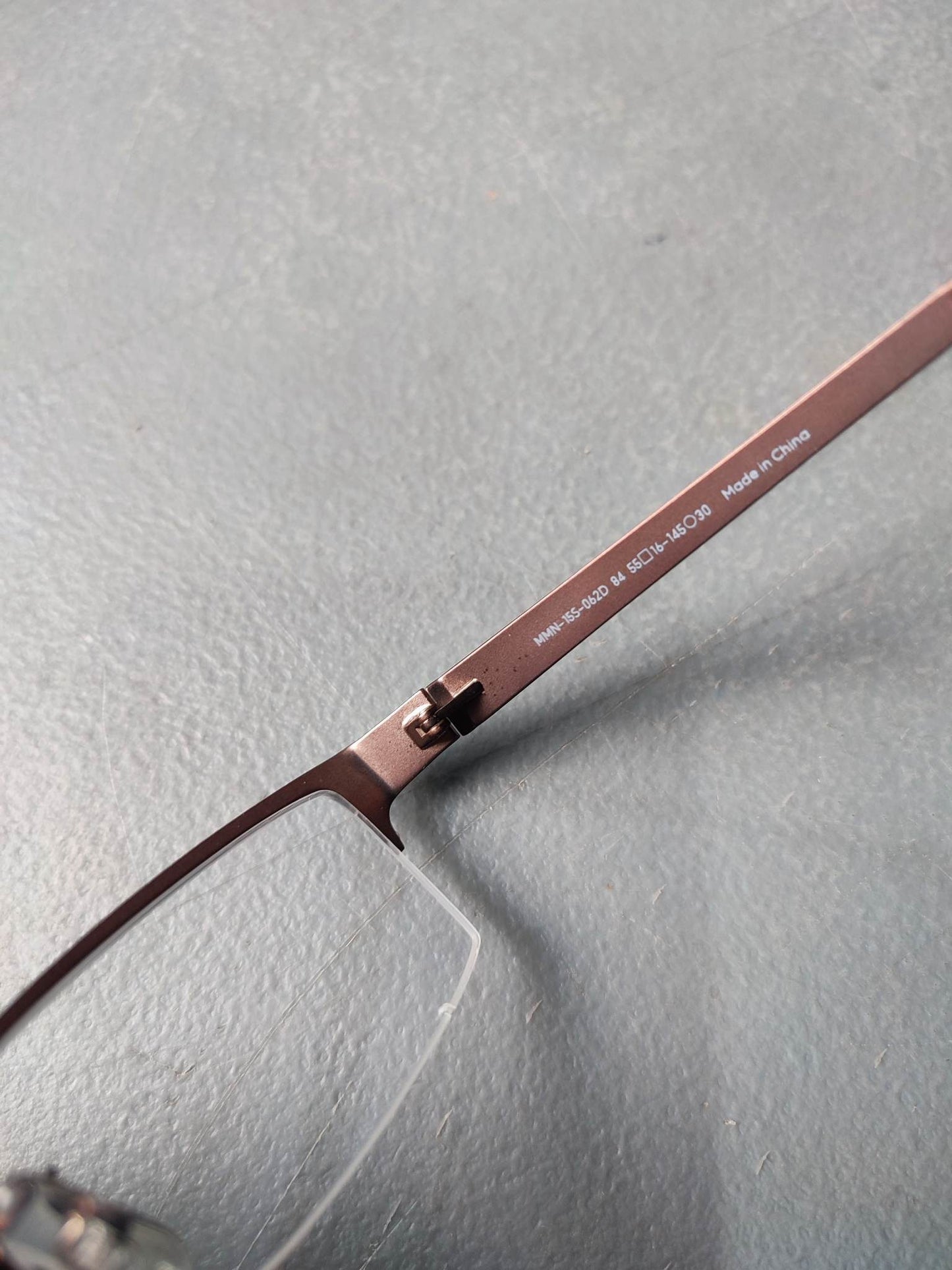 Plastic Frame JINS Matte Brown (AMMN15S062084) Eyeglass
