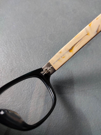 Plastic Frame JINS Black/Beige (AMCF14A022C94) Eyeglass
