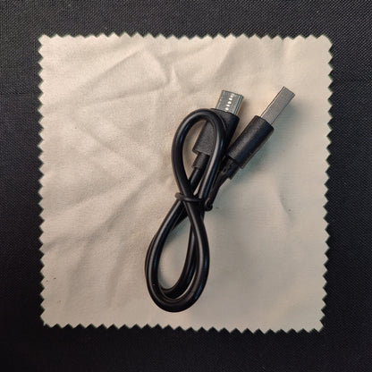 3710C 10 LED Power Indicator Hand-Held Magnifier - White