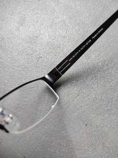 Plastic/Metal Frame JINS Matt Black (AMMN15S577K94) Eyeglass