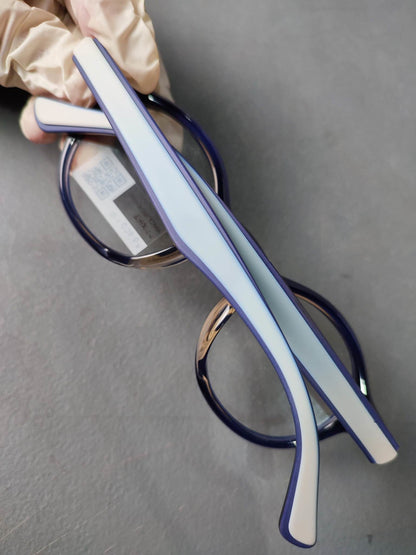 Plastic Frame JINS White/Blue (AMCF15S141A90) Eyeglass
