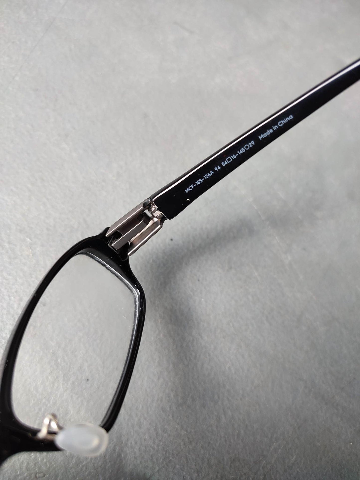Plastic Frame JINS Black (AMCF15S126A94) Eyeglass