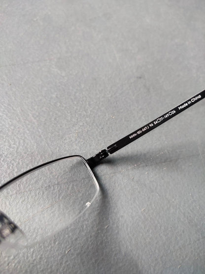 Plastic/Metal Frame JINS Black (AMMN15S047J94) Eyeglass