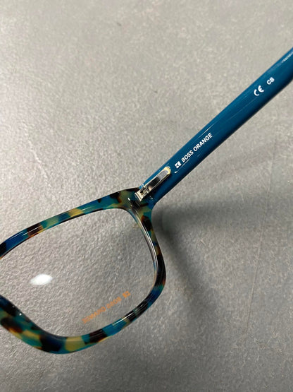 Plastic Frame BOSS ORANGE Blue/Yellow Brown (B0 0008) Eyeglass