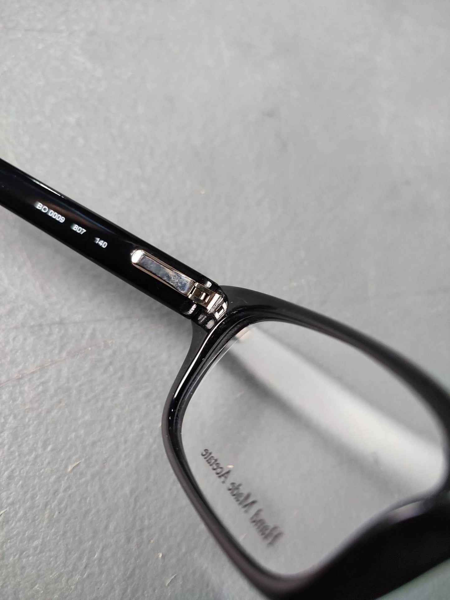 Plastic Frame BOSS ORANGE Gloss Black (BO 0009 807) Eyeglass