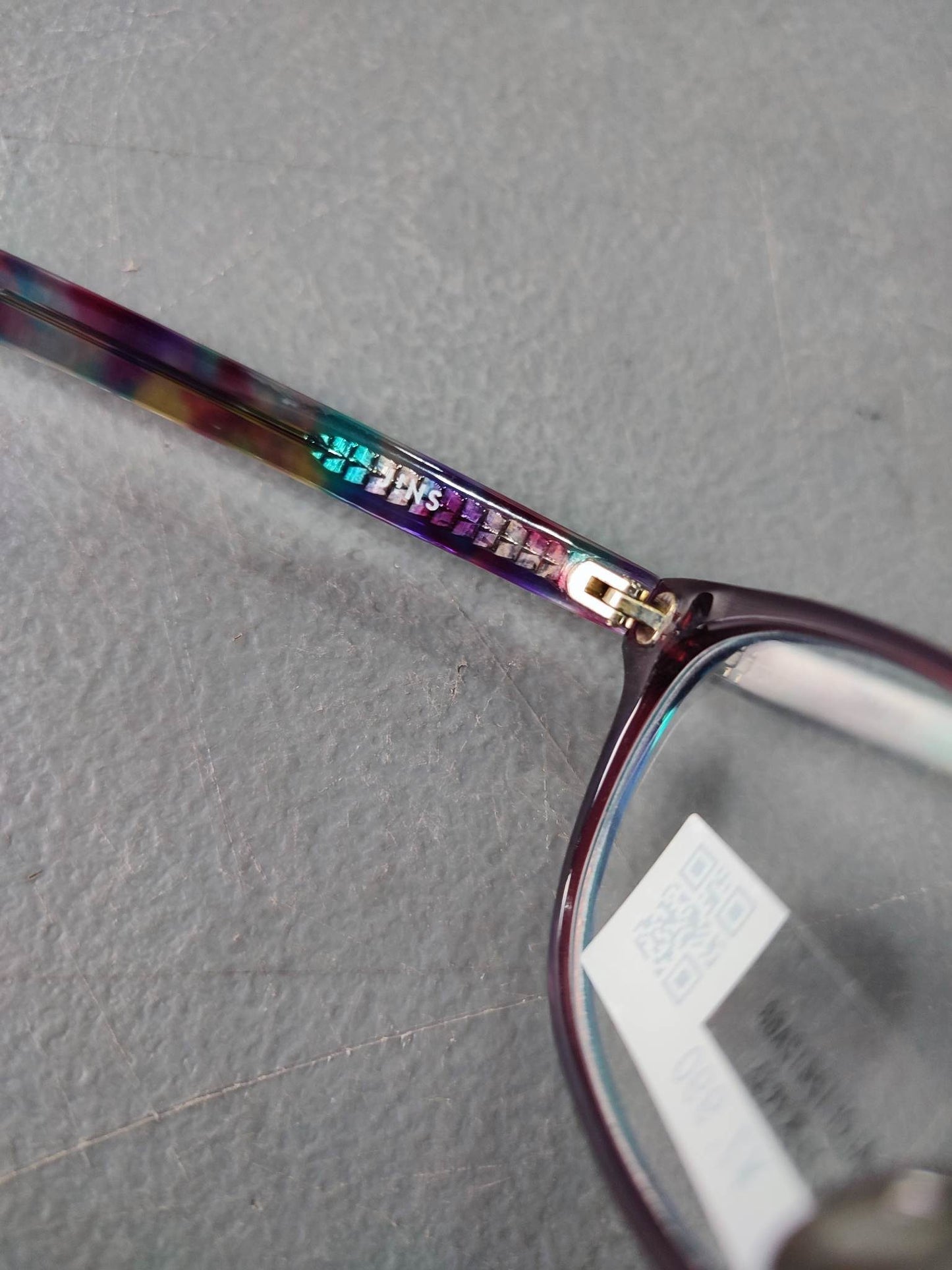 Plastic Frame JINS Violet/Blue (ALCF12412A68) Eyeglass