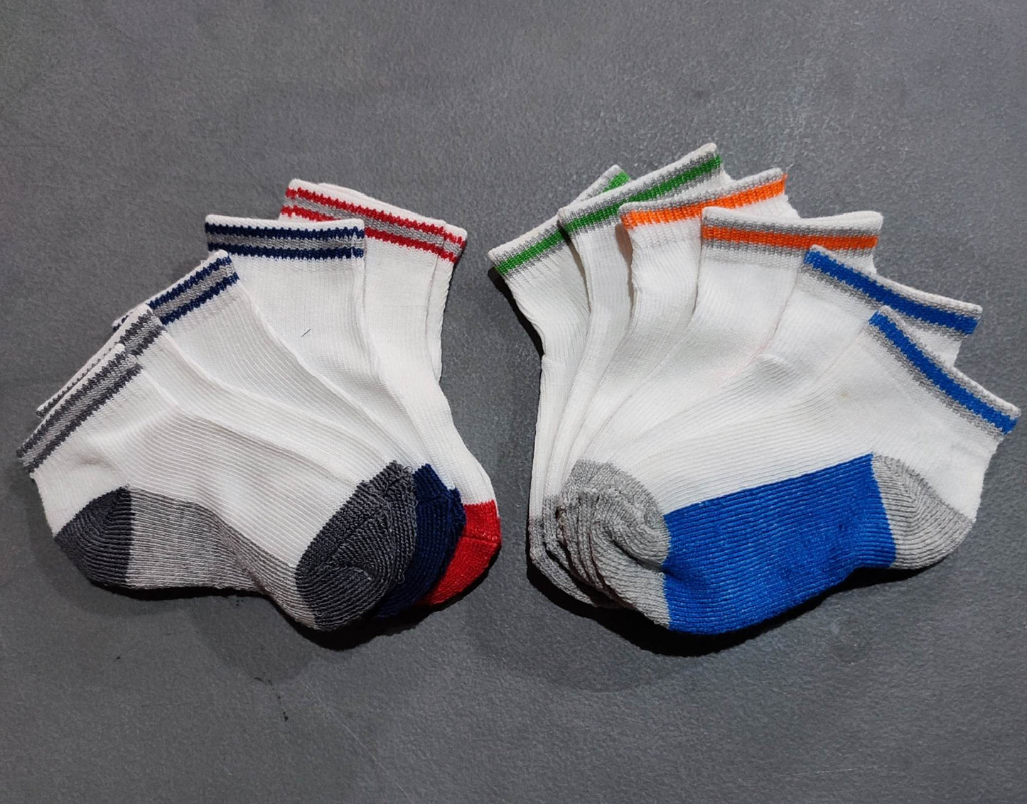 Athletech Kids Socks Mix Color Size: 3-5 Yrs Old Low Cut 6pairs (LWJSO00029) - International Mall Pull-out