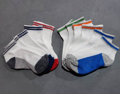 Athletech Kids Socks Mix Color Size: 3-5 Yrs Old Low Cut 6pairs (LWJSO00029) - International Mall Pull-out