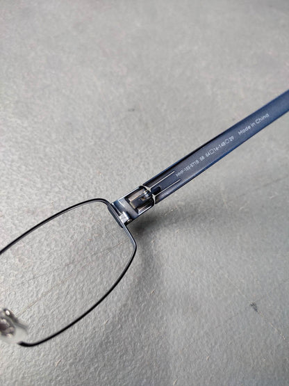 Plastic/Metal Frame JINS Glossy Blue (AMMF15S571B58) Eyeglass