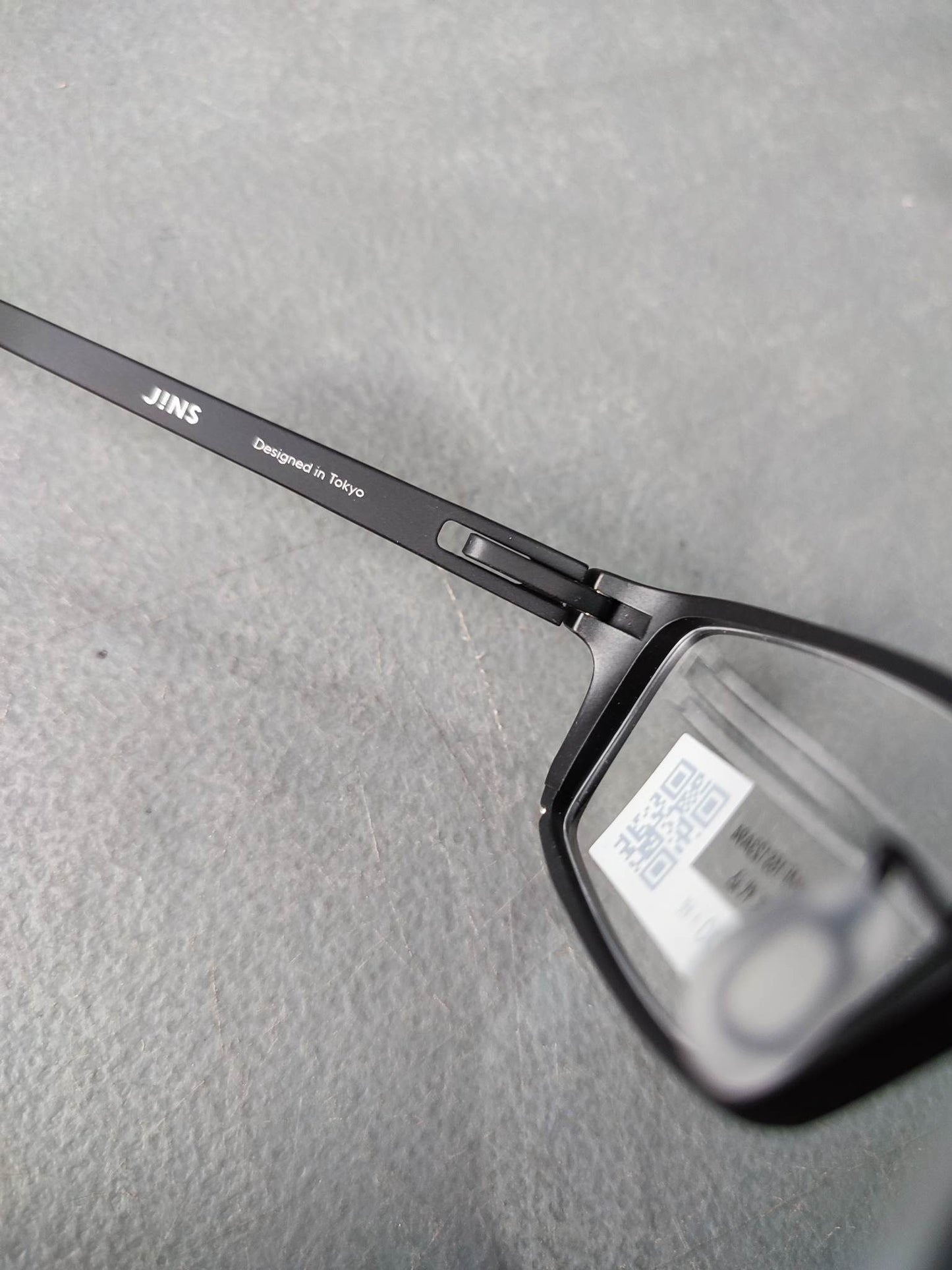 Plastic Frame JINS Black (AMMF15S123A94) Eyeglass