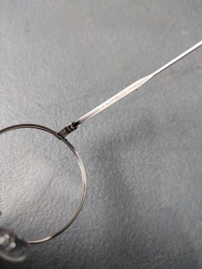 Stainless Metal Frame JINS Silver/Black (MMF-15S-053E) Eyeglass