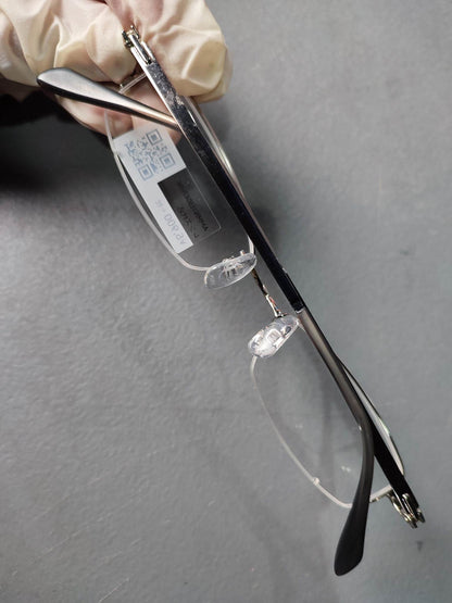 Plastic Frame Eyeglass JINS Silver (AMMN15S047A96)