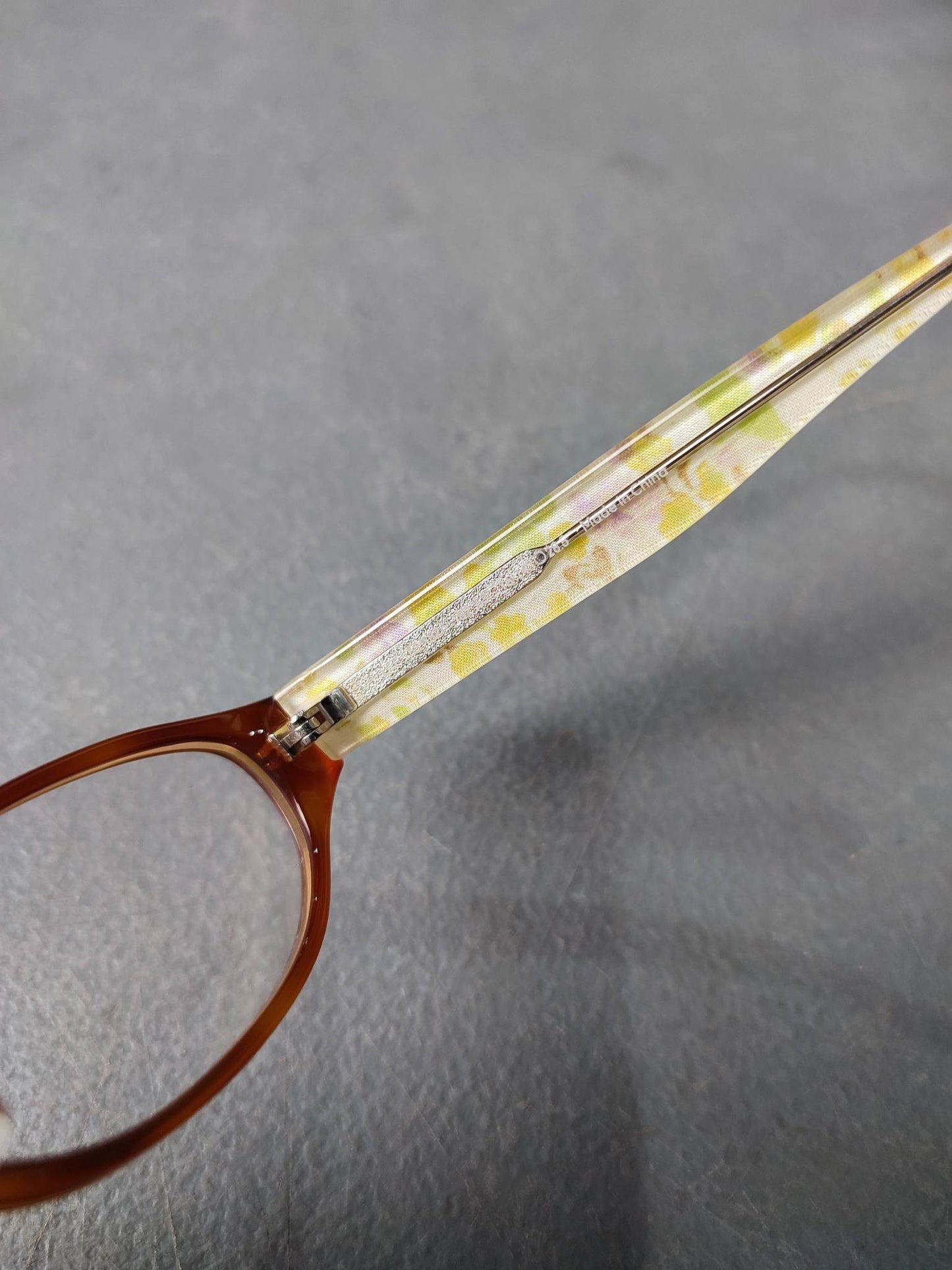 Plastic Frame JINS Orange/Floral (ALCF75S182A182) Eyeglass