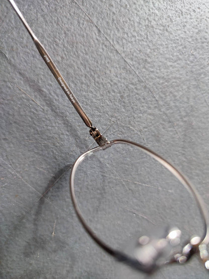 Plastic/Metal Frame JINS Silver (MMF15S056E96) Eyeglass