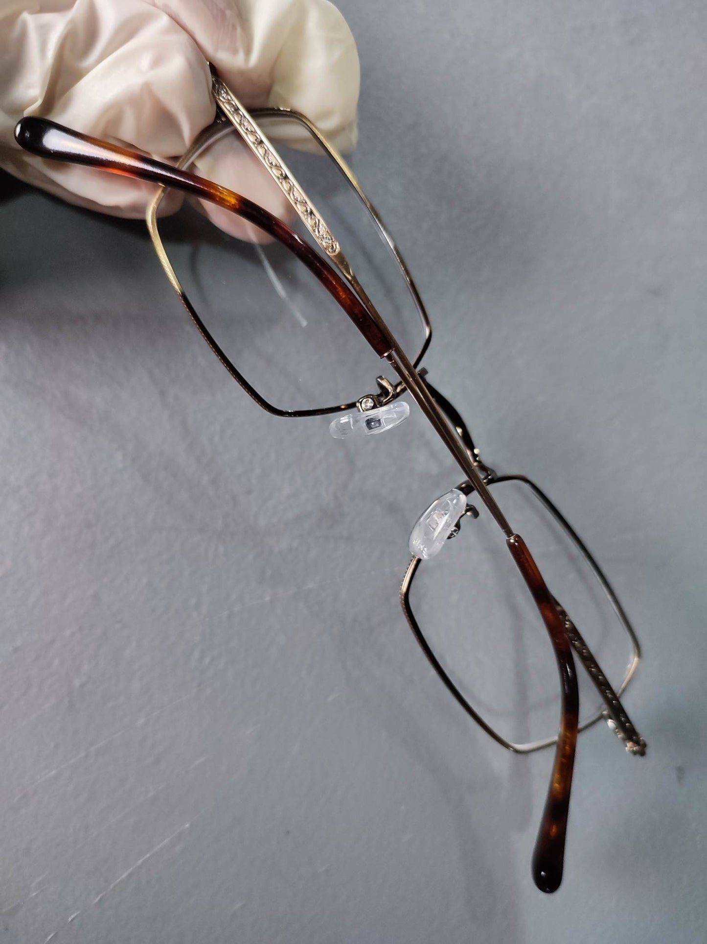 Stainless Metal JINS Gold (MMF-15S-O55E) Eyeglass
