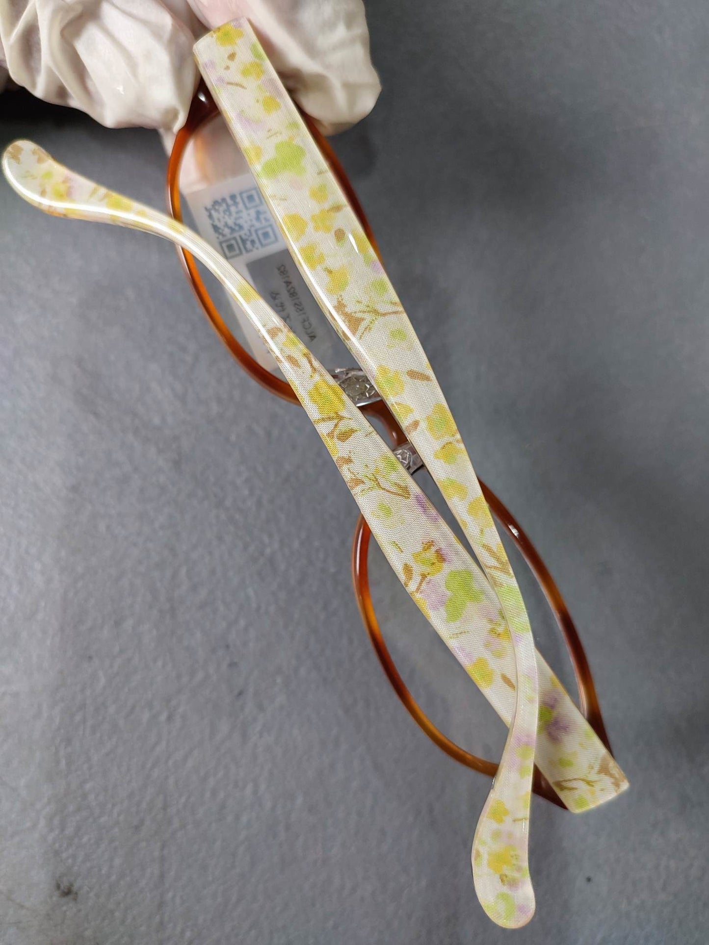 Plastic Frame JINS Floral/Yellow (ALCF15S182A182) Eyeglass
