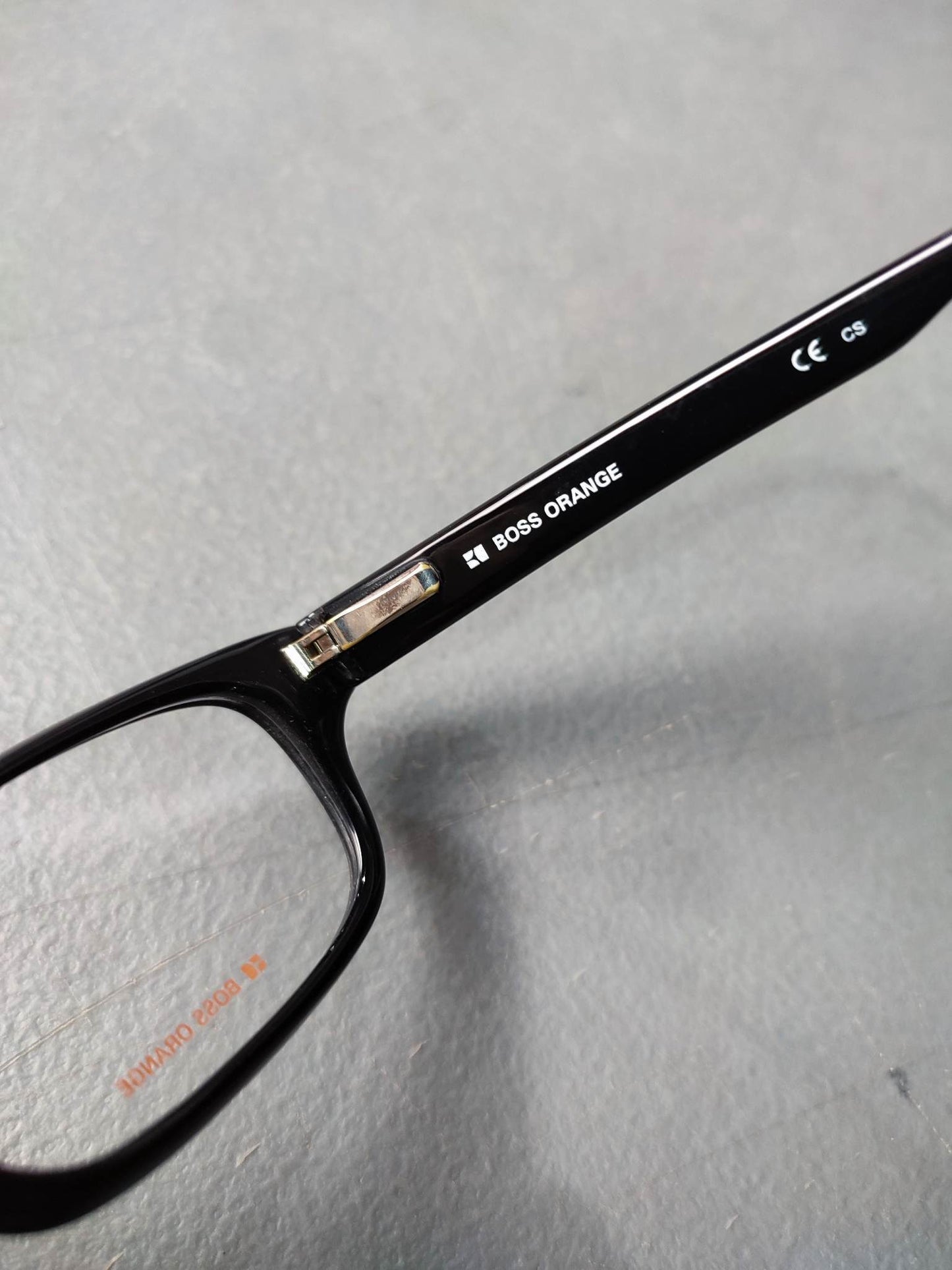 Plastic Frame BOSS ORANGE Gloss Black (BO 0009 807) Eyeglass