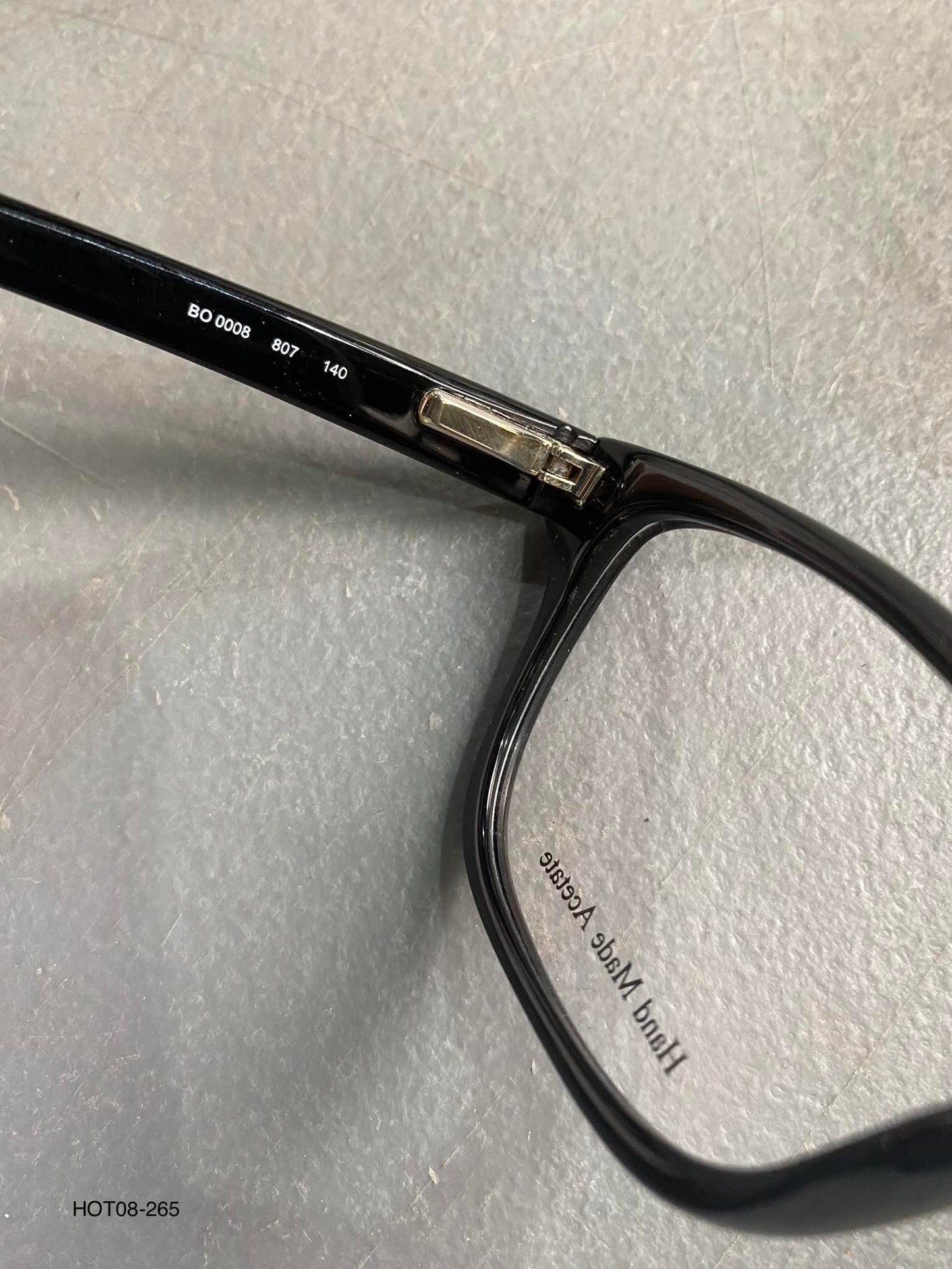Plastic Frame BOSS ORANGE Glossy Black (B0 0008807) Eyeglass