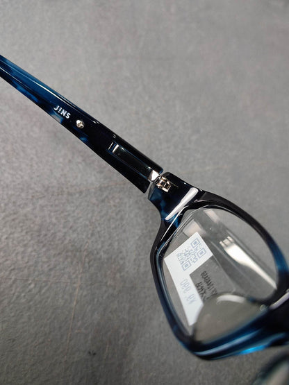 Plastic Frame JINS Black/Blue (AMCF-12448A58) Eyeglass