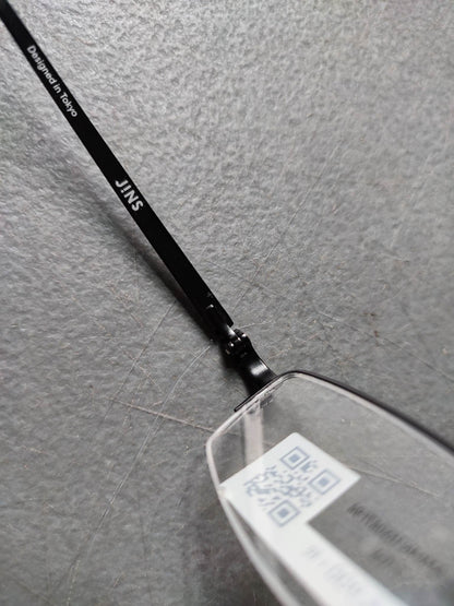 Plastic/Metal Frame JINS Glossy Black (AMMN15S047F94) Eyeglass
