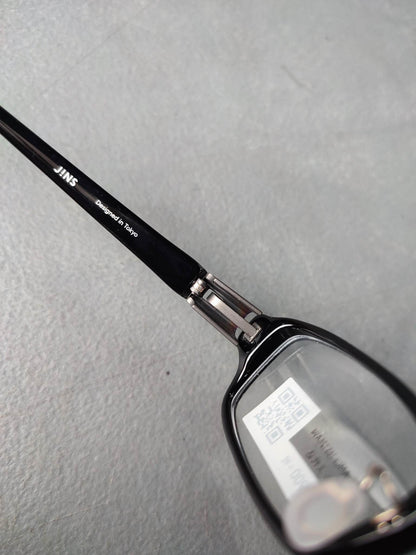 Plastic Frame JINS Black (AMCF15S126A94) Eyeglass