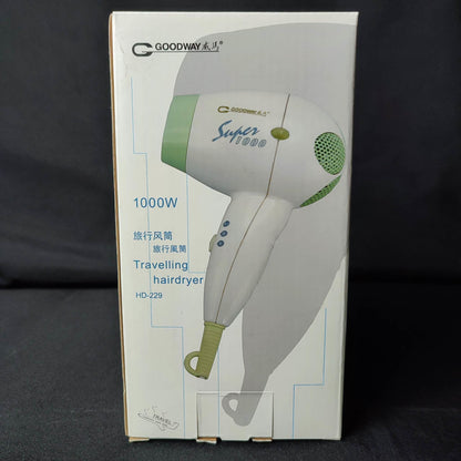 Goodway Travelling Hairdryer 1000w (HD-229) - International Mall PUll-out