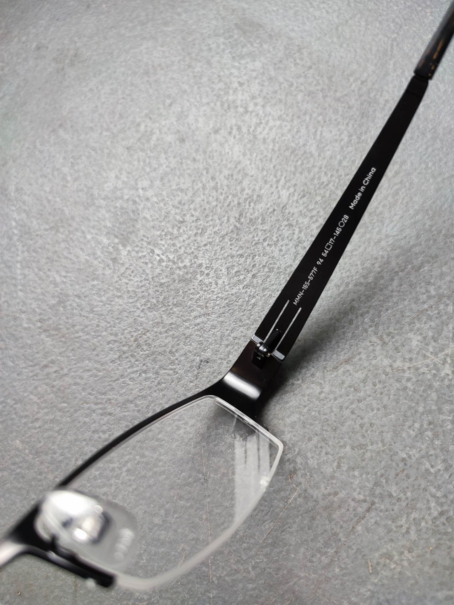 Plastic/Metal Frame JINS Matt Black (MMN15S577F94) Eyeglass