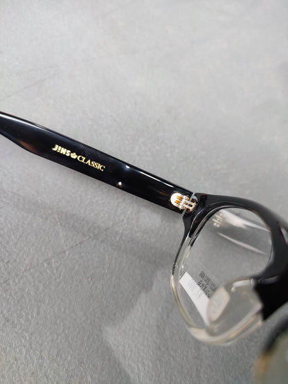JINS Classic Black/Transparent White (ACCF12001A98) Eyeglass