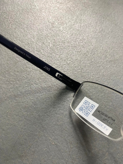 Plastic/Metal Frame JINS Glossy Black (AMTN15S122C94) Eyeglass