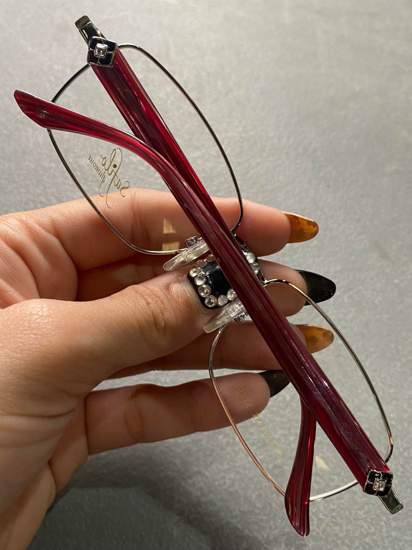 SAFILO GLAMOUR Glossy Red (GLAM7424F) Eyeglass