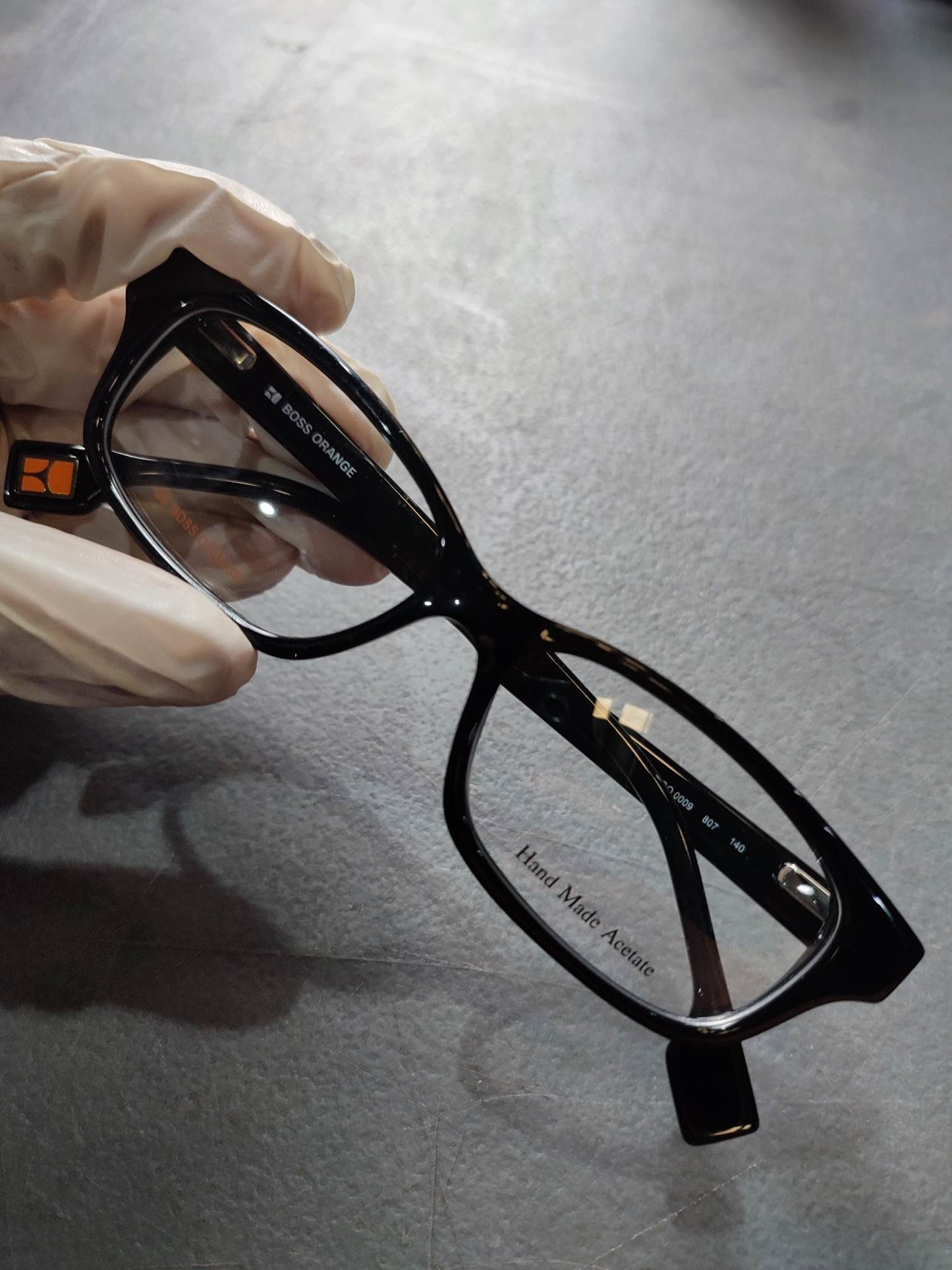 Plastic Frame BOSS ORANGE Glossy Black (B0 0009807) Eyeglass