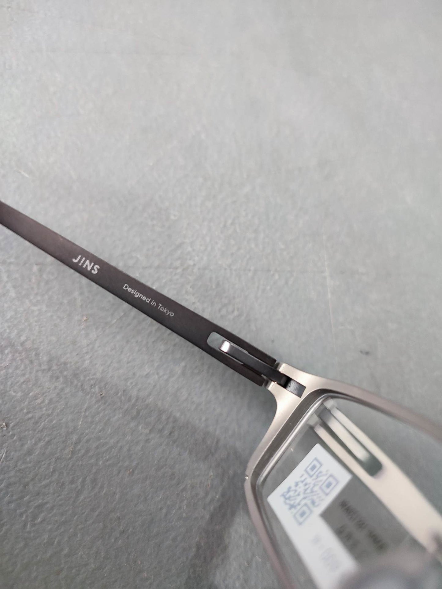 Plastic Frame JINS Matt Gray (AMMF15S123A96) Eyeglass