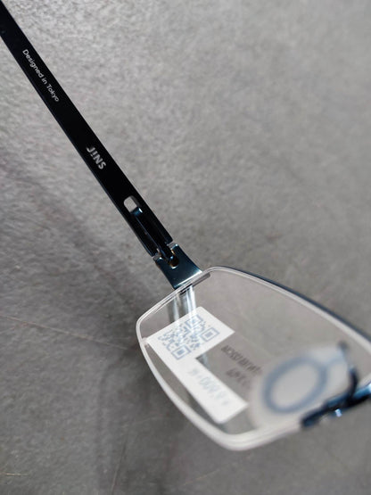 Plastic Frame JINS Glossy Blue (AMTN15S122C58) Eyeglass