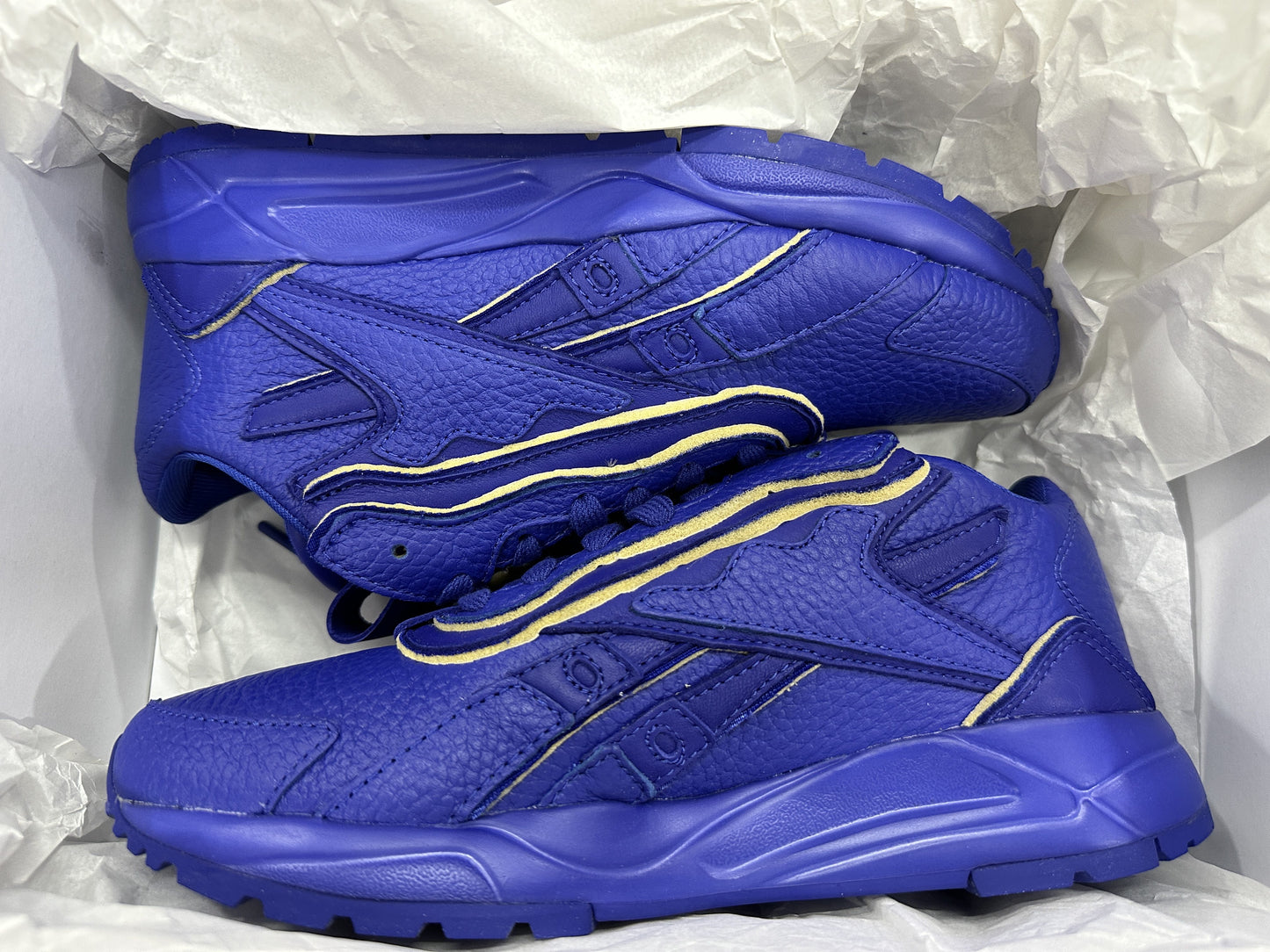 Reebok Blue Rubber Shoes Bolton Leather VB Unisex (FW9978) - Phase-out Model
