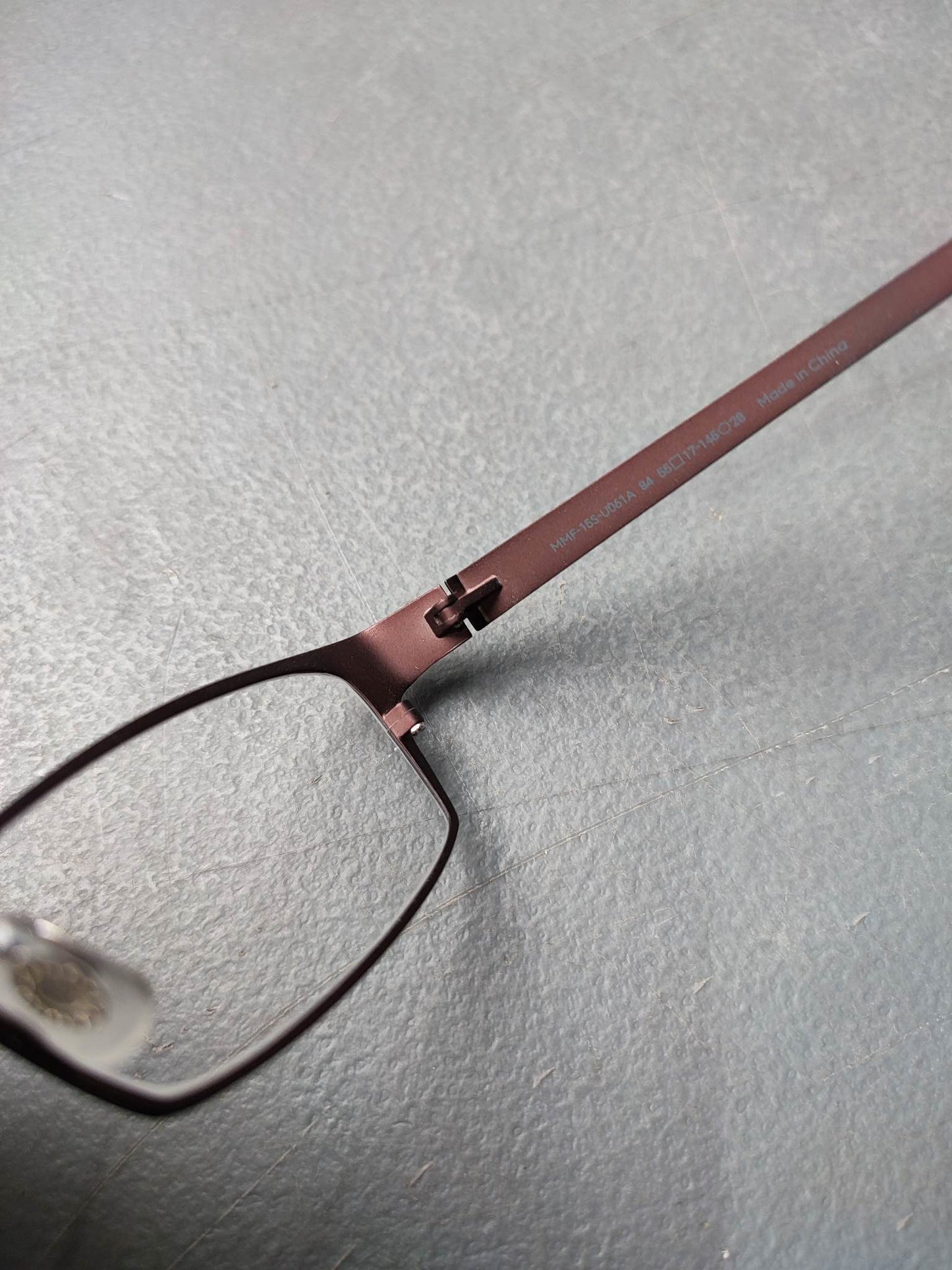 Plastic Frame JINS Matte Brown (AMMF15S061A84) Eyeglass
