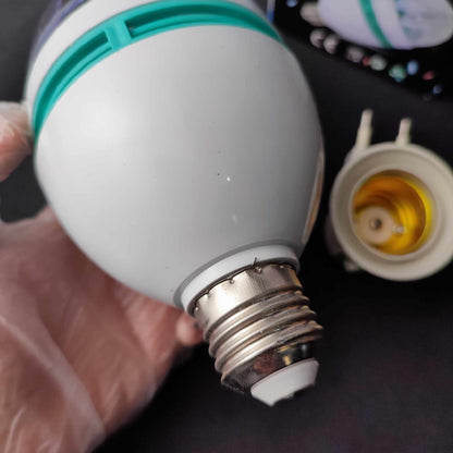 (Discolight)LED Full Color Rotating Lamp with ON and OFF Socket Dispenser