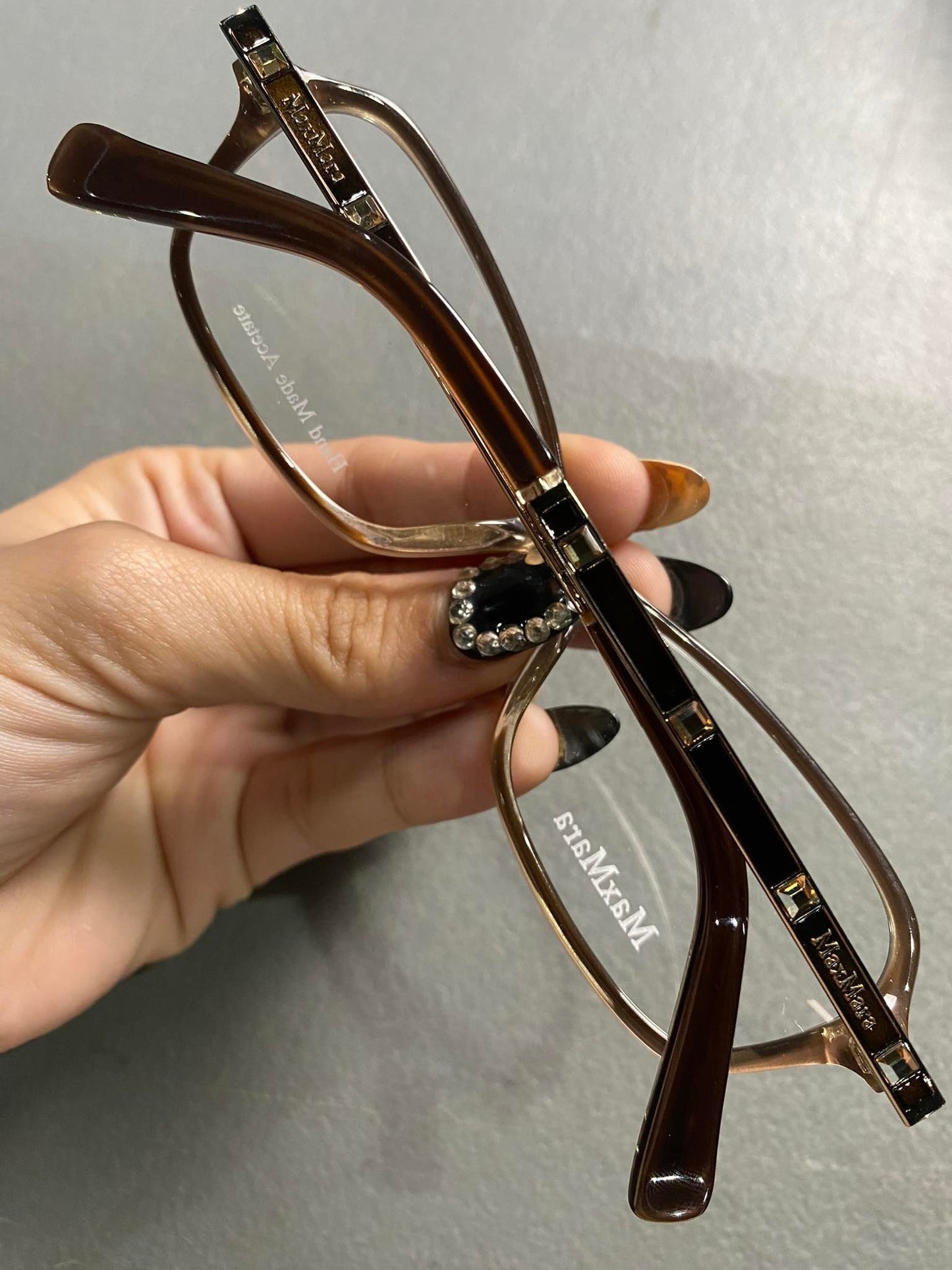 Plastic/Metal Frame MAX MARA Brwn Pear Brwn (MM1116917) Eyeglass