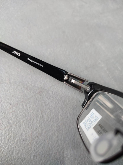 Plastic Frame JINS Black (AMMF-15S123C94) Eyeglass