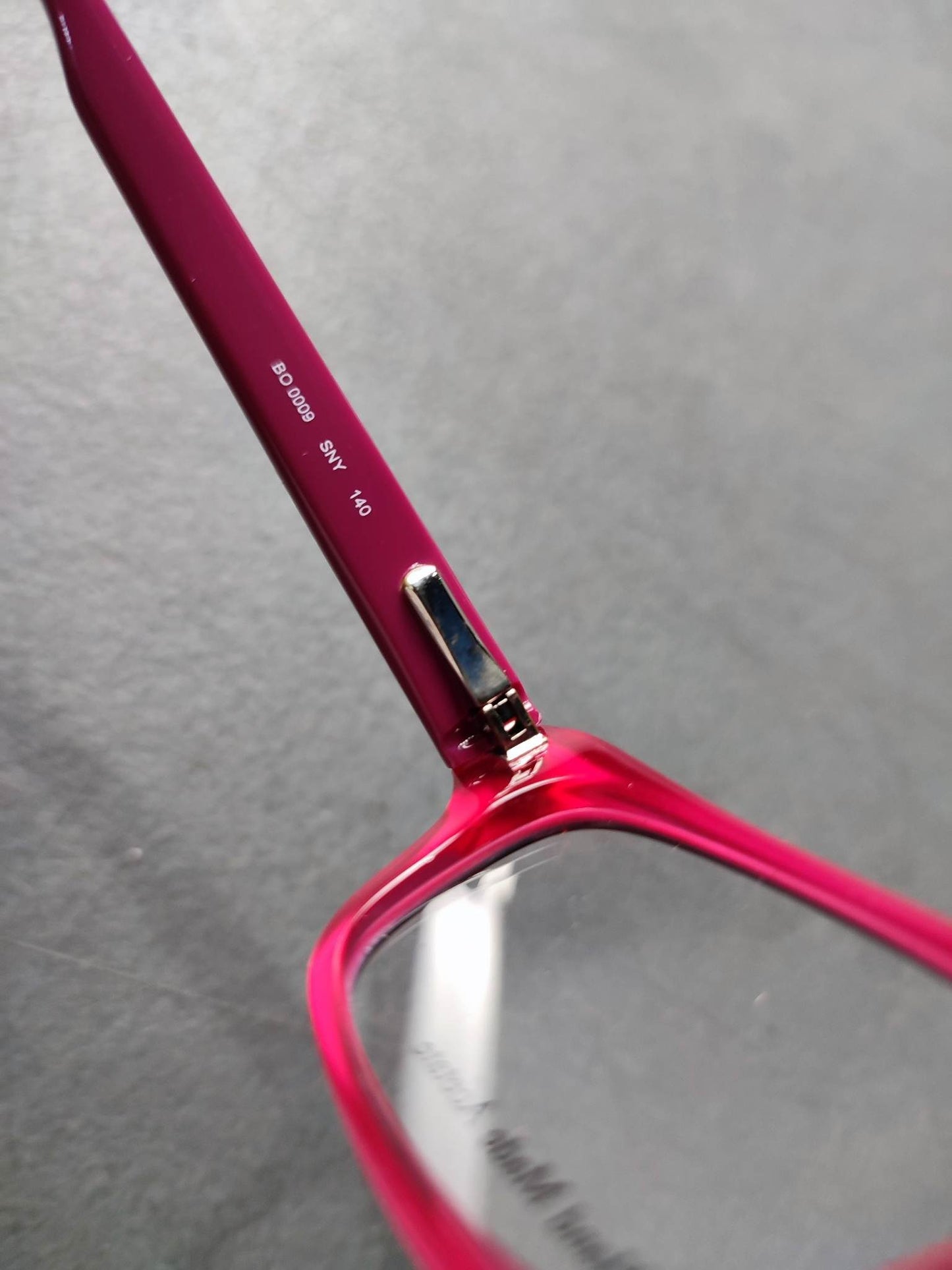 Plastic Frame BOSS ORANGE Pink/Black (B0 0009 SNY) Eyeglass