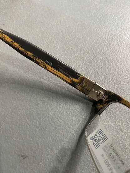 Plastic Frame JINS Matt Black/Brown (AMMF14A261B94) Eyeglass