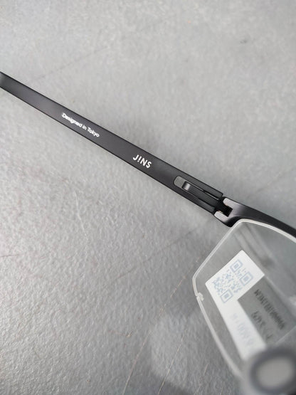 Plastic Frame JINS Matte Black (AMMN15S124E94) Eyeglass