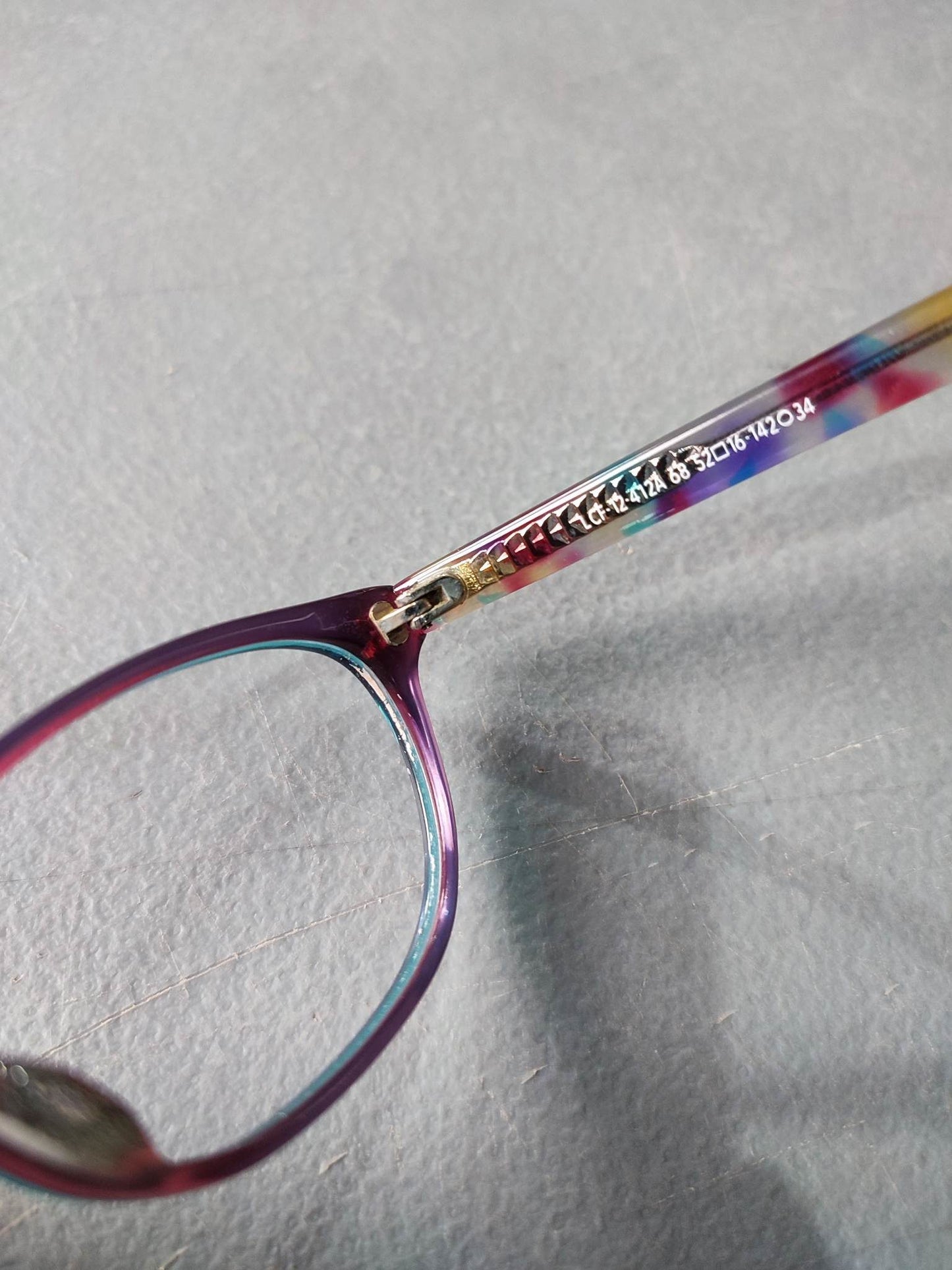 Plastic Frame JINS Violet/Blue (ALCF12412A68) Eyeglass