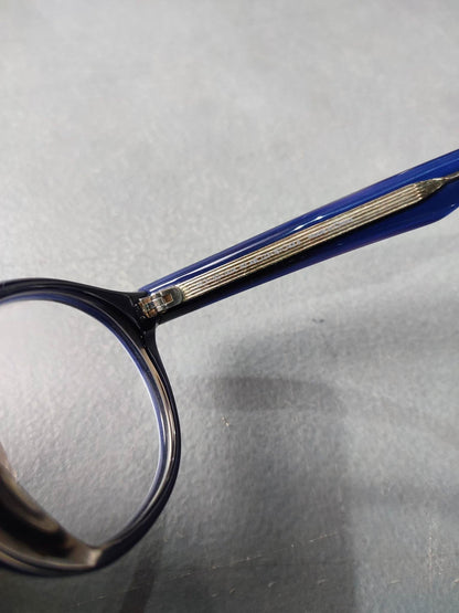 Plastic Frame JINS White/Blue (AMCF15S141A90) Eyeglass