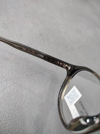 Plastic Frame JINS Transparent Black (AMCF15A262C92) Eyeglass
